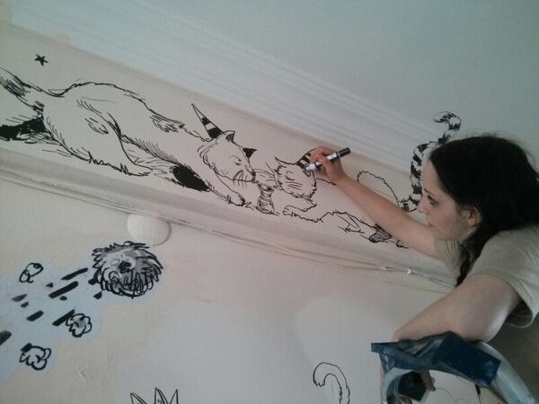 Molly Crabapple Mural