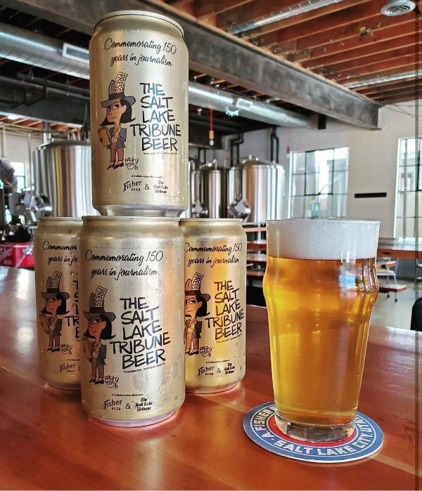 Pat Bagley designed beer can