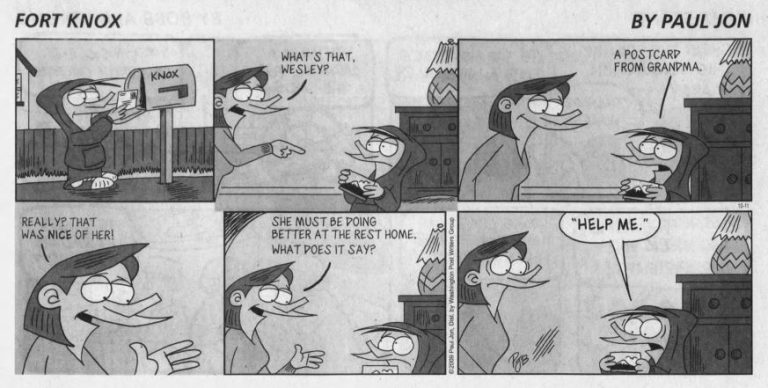 Fort Knox – First and Last (in Triplicate) – The Daily Cartoonist