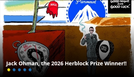 Jack Ohman Wins 2026 Herblock Prize – Pedro X. Molina is Finalist