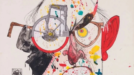 Senior Strippers Club Welcomes Ralph Steadman on His 90th Bday