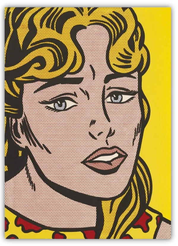 Anxious Girl by Roy Lichtenstein