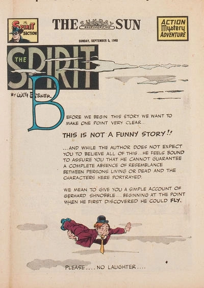 Will Eisner The Story of Gerhard Shnobble
