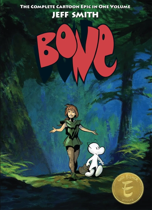 Jeff Smith's Bone The Complete Collection in One Epic Book.