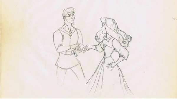 Milt Kahl original art from Sleeping Beauty