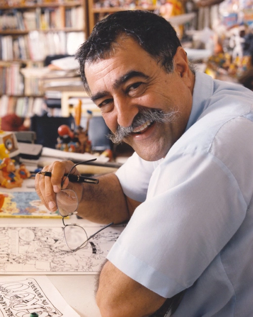 Sergio Aragones. Portrait &copy; Donna Granata 1992
