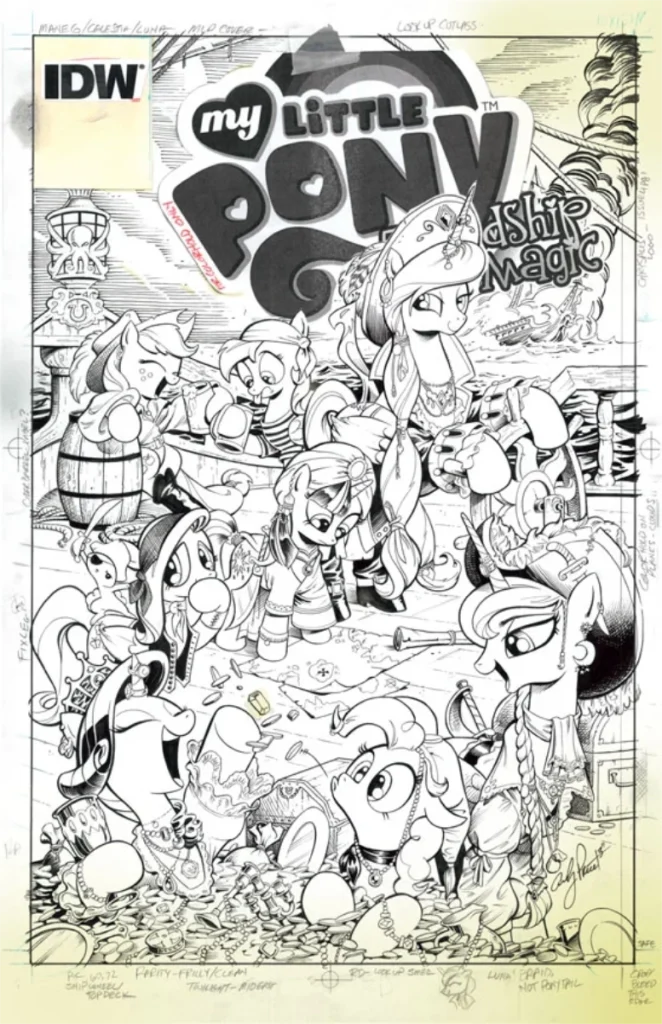 Andy Price - My lIttle Pony cover art for IDW