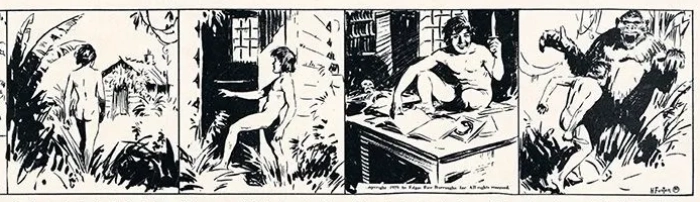 Selected strip from Hal Foster&rsquo;s Tarzan&mdash;The Complete Sunday Comics 1931&ndash;1937 