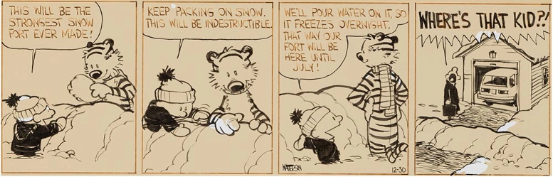 Calvin and Hobbes original