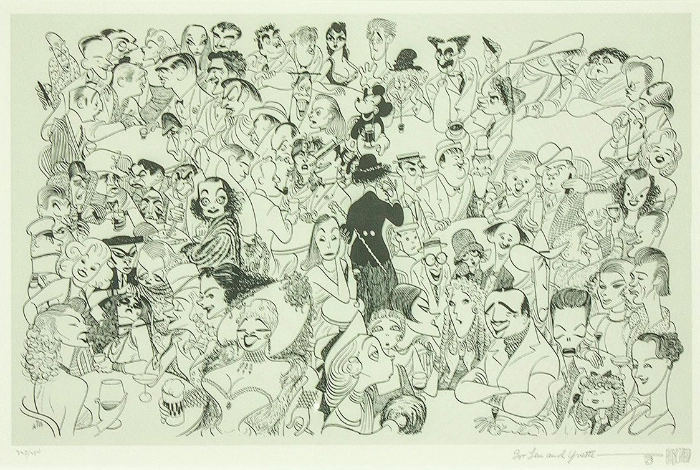 Al Hirschfeld illustration