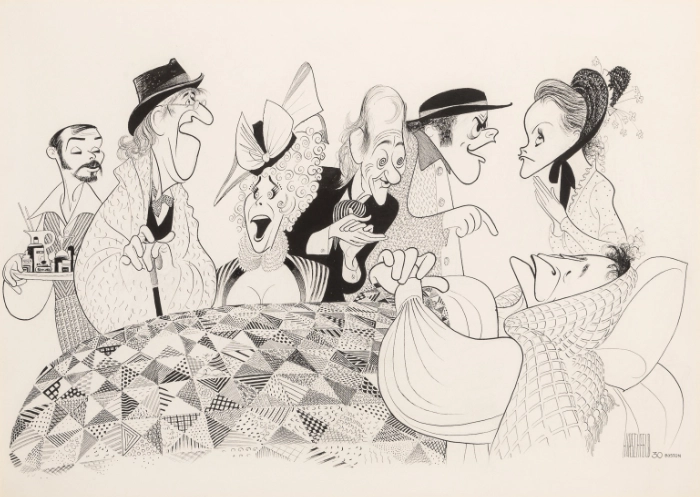 Al Hirschfeld illustration
