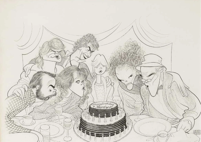 Al Hirschfeld illustration