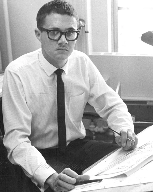 Pat Oliphant profile photo c. 1965