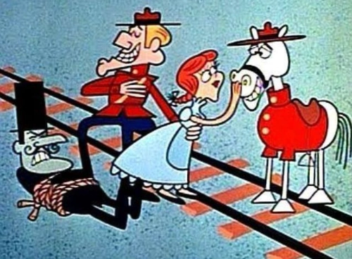 Scene from Dudley Do-Right