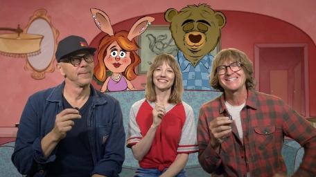 Jeffrey Koterba, Christine Burright, and Matt Geiler, producers of Bunny and Bear.