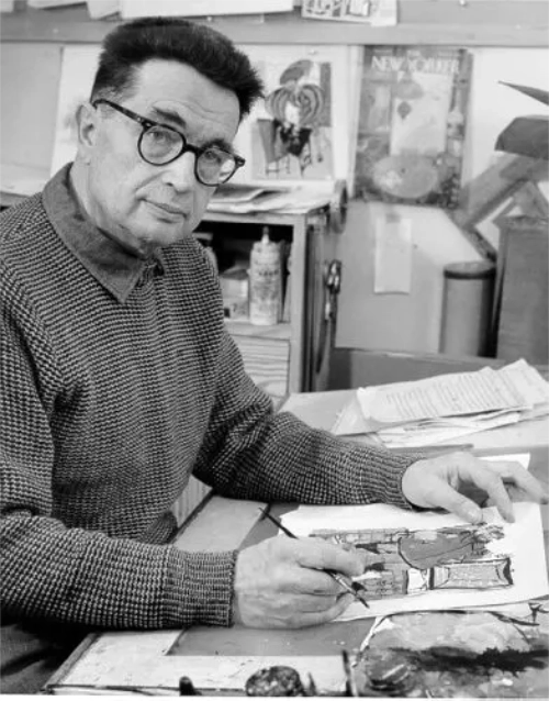 Roger Duvoisin at his desk