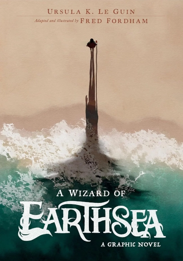 Book cover for "A Wizard of Earthsea: a graphic novel"