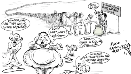 Jimmy Spire Ssentongo cartoon