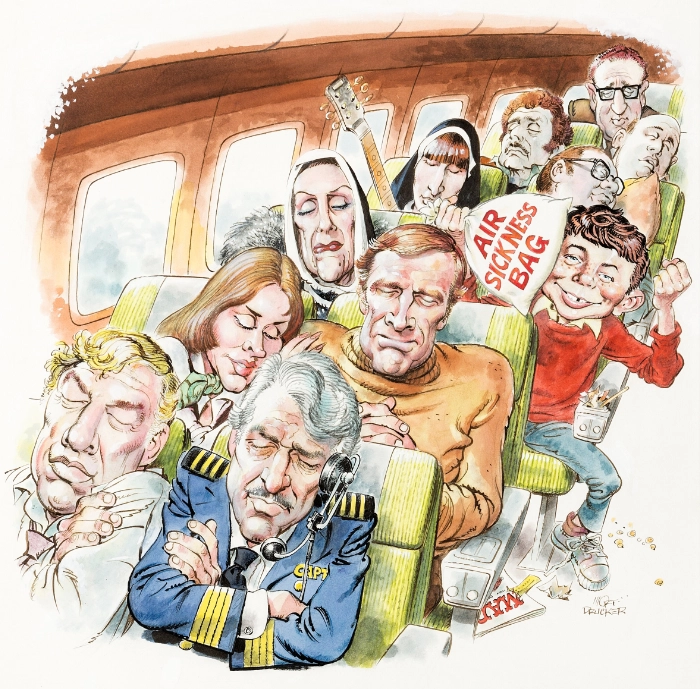 Mort Drucker MAD Magazine #176 "Airport" Cover Original