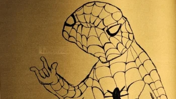 Hand drawn "Spider-Man Brand New Day" movie poster