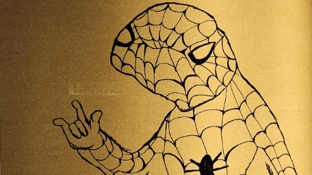 Hand drawn "Spider-Man Brand New Day" movie poster