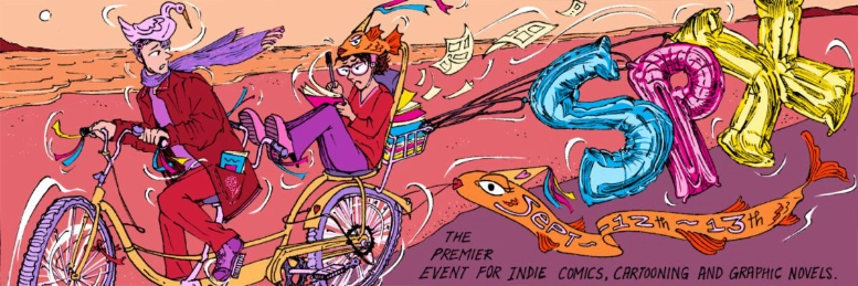 Small Press Expo banner for 2026