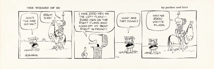 Wizard of Id Daily Strip from 1965