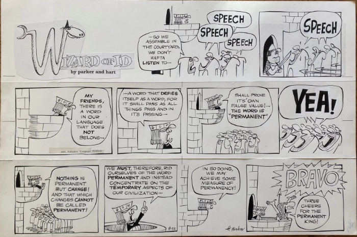 Wizard of Id Sunday Strip from 1965