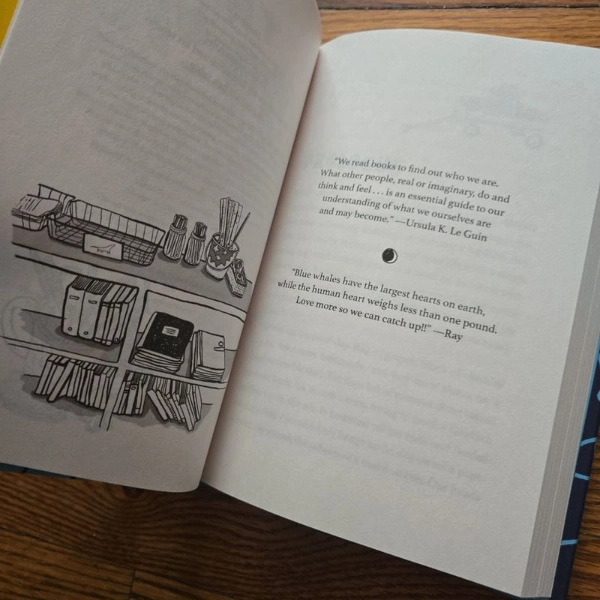 Interior photo of "The Moon Without Stars" by Chanel Miller