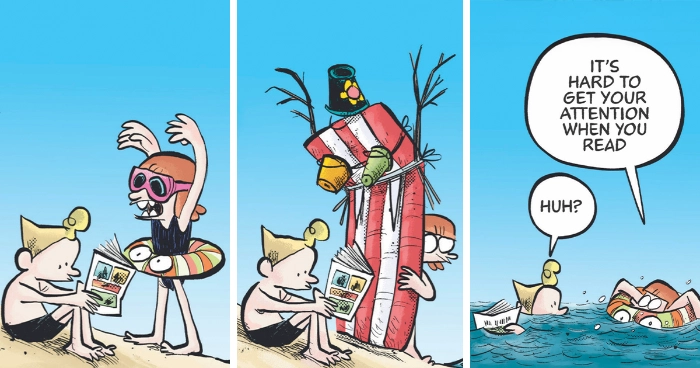 Dunce comic by Jens K Styve