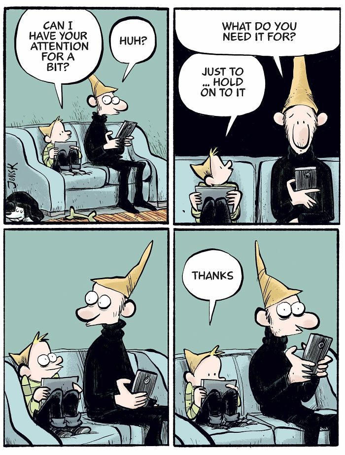 Dunce comic by Jens K Styve