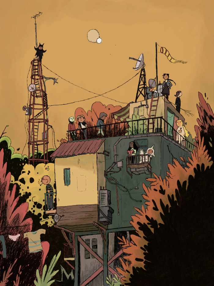 Adam de Souza (Kumerish) cartoon of Blind Alley