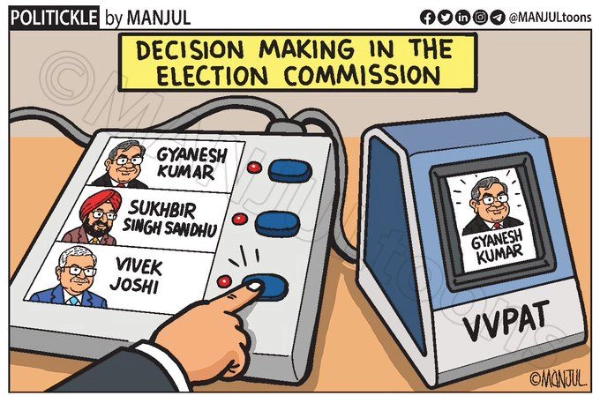 Manjul cartoon that caused his Instagram account to be blocked