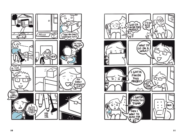 Everything is Fine, I’ll Just work Harder internal page spread