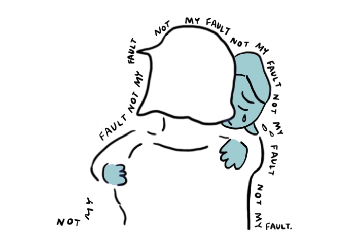Feature image from CK Gormally's Washington Post article about surviving sexual assualt.