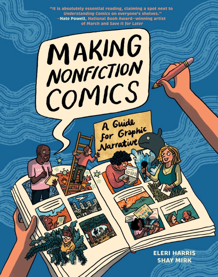 Cover of "Making Nonfiction Comics" By Shay Mirk and Eleri Harris