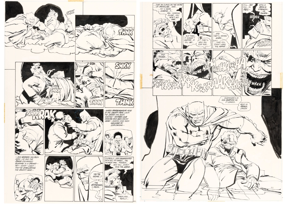 Frank Miller The Dark Knight Returns Inside art