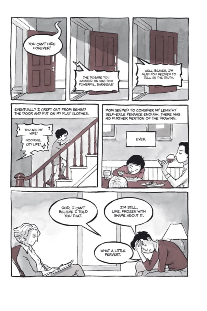 Internal page for "Are You My Mother" by Alison Bechdel